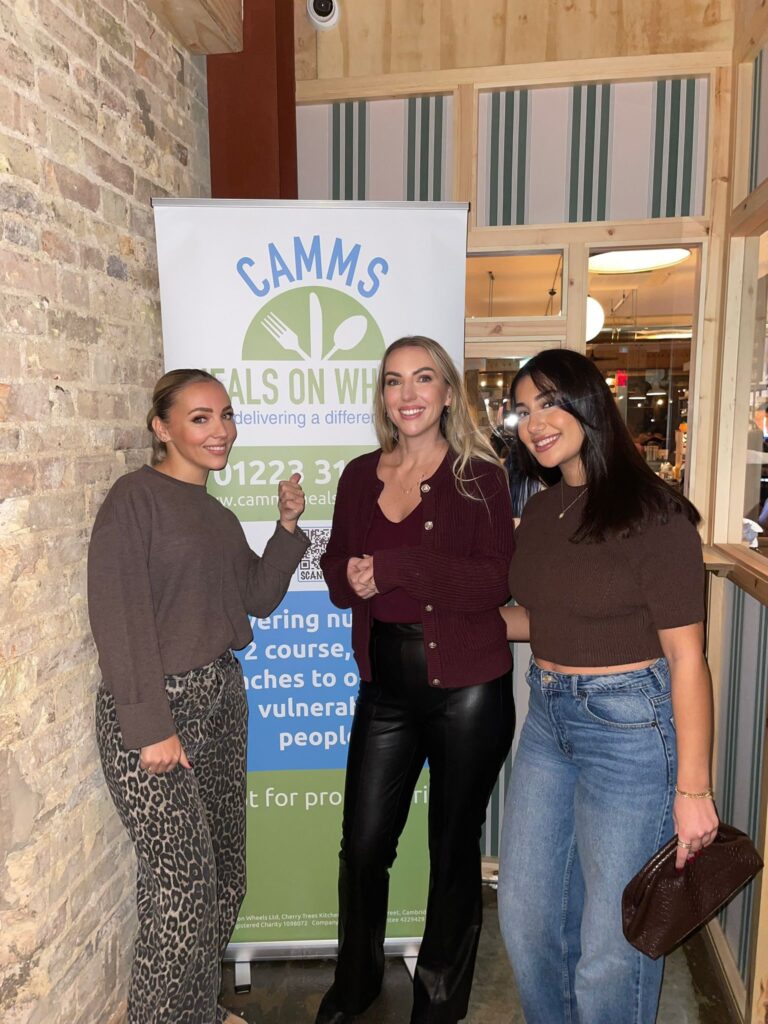 Justina Augustaviciute, Manager of CAMMS Meals on Wheels Ltd, attending a local community event to raise awareness of the service