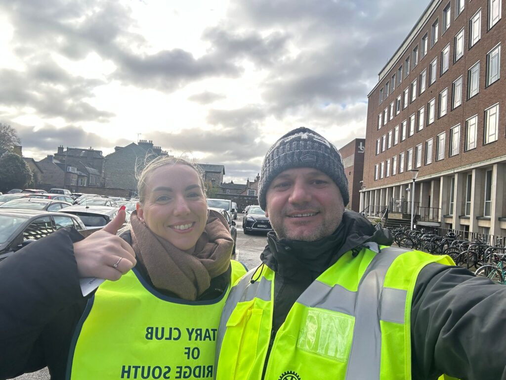 Representatives from CAMMS Meals on Wheels Ltd attending a local community event, helping to raise awareness of Meals on Wheels services and connect with potential supporters and partners